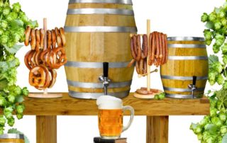 beer and sausage